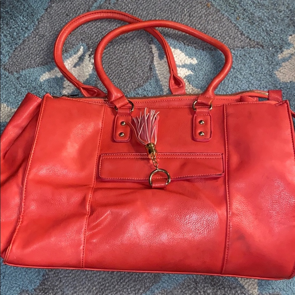 Large Coral Tote